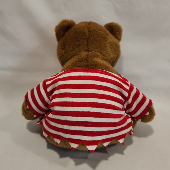 BUILD-A-BEAR Brown Teddy Bear Vintage 1997 Classic Plush Sitting EUC BAB Striped - Picture 3 of 8